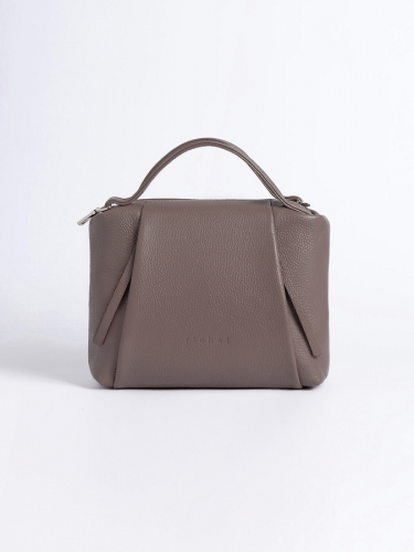 Сумка: Женская кожаная сумка Richet 2645LN 612 Тауп