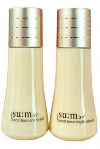 Тонер и эмульсия антивозрастные ферментированные SU:M37 Secret Balancing Toner & Enhancing Emulsion