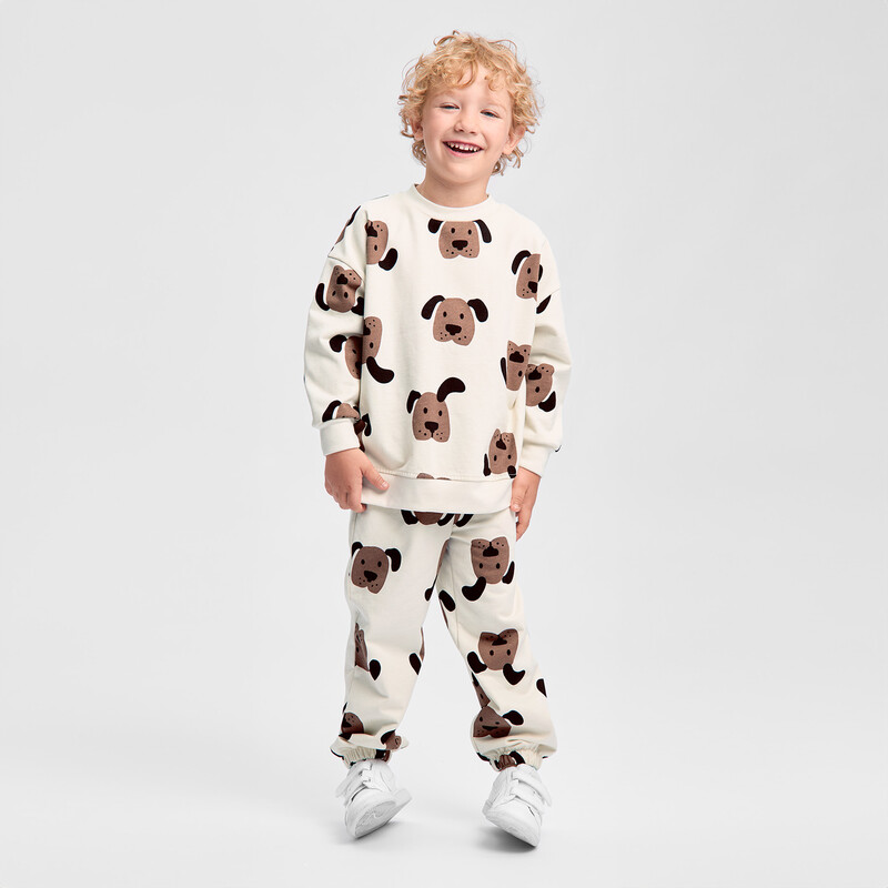 Костюм детский свитшот и брюки «One love soft» 045К-472-С
