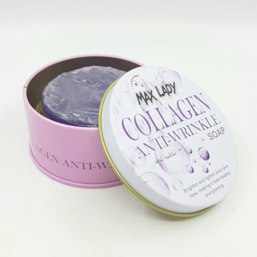 MAX LADY Мыло для лица COLLAGEN Anti-Wrinkle против морщин КОЛЛАГЕН (банка) 100г (MX-2403)