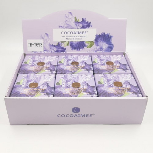 COCOAIMEE Мыло для лица и тела Marseille Soap Парфюмированное ИРИС Флорентийский 200г (CC006238) (ТВ-7693)