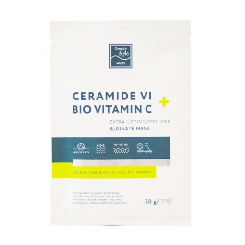 BEAUTY STYLE Маска-лифтинг альгинатная / Сeramide Vi + BIO Vitamin C 30 гр