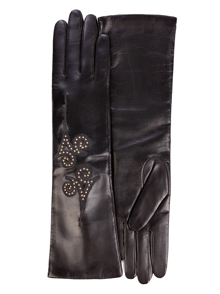 Ст.цена 4840р Перчатки женские ш+каш. F-IS0018 black