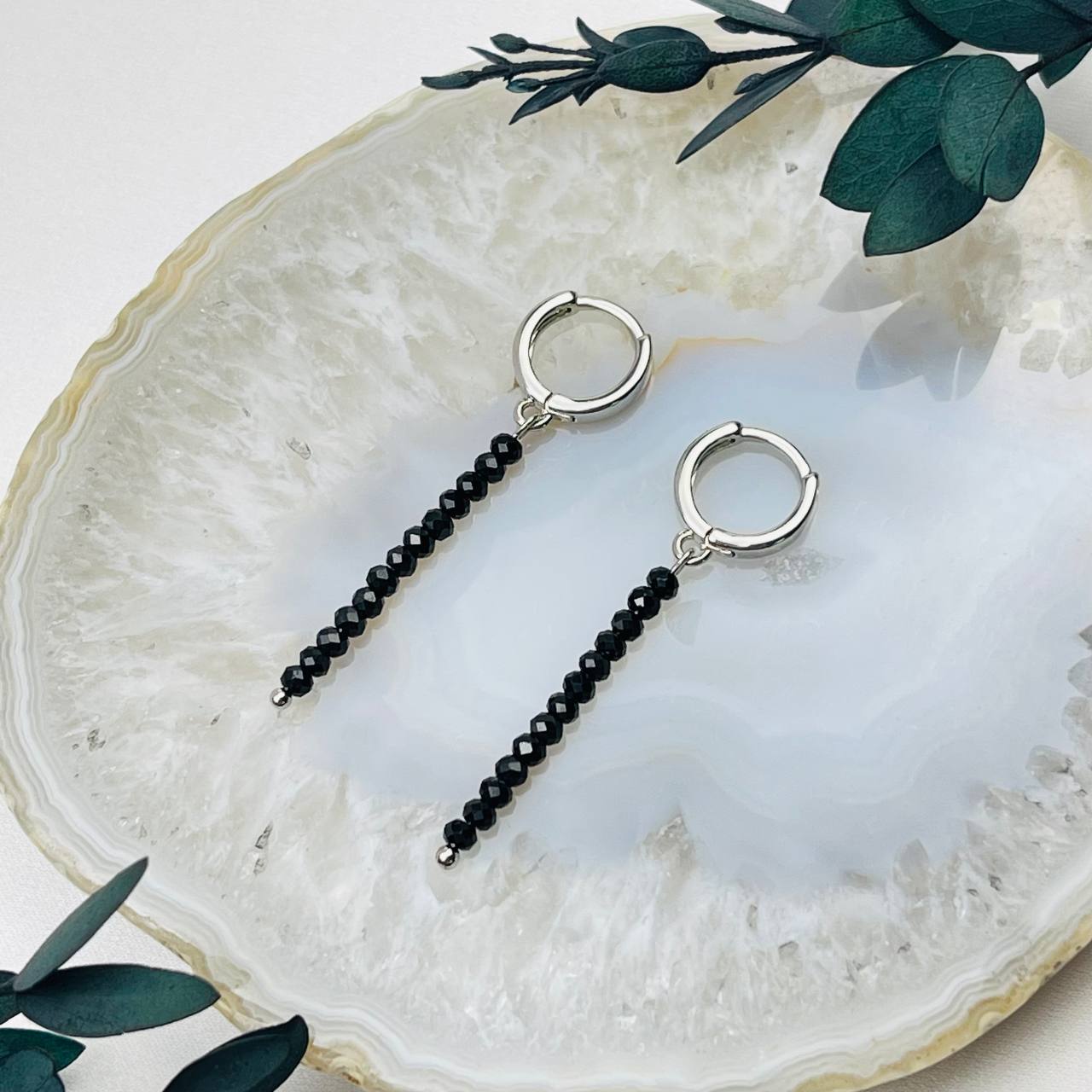 Радуга Самоцветов Серьги длинные из Шпинели