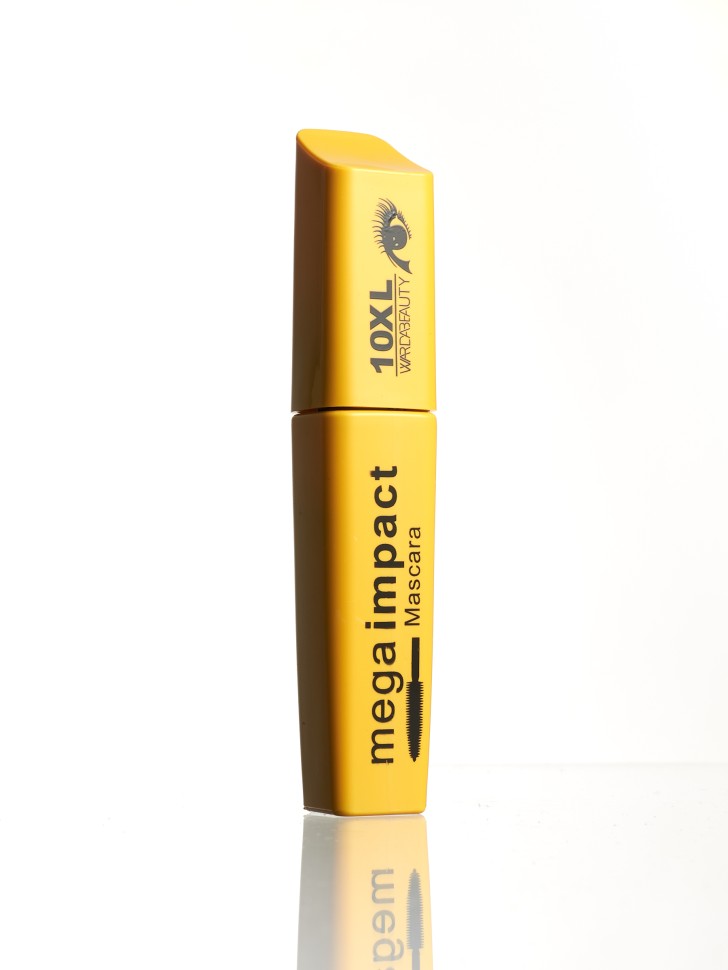 Тушь для ресниц черная объемная mega impact 10xl