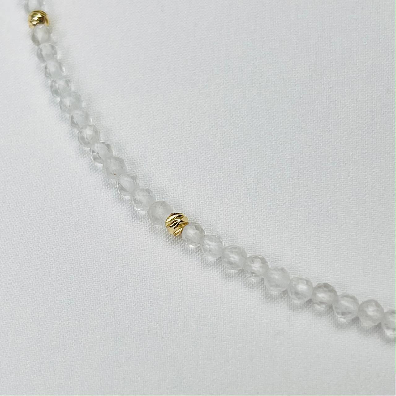 Радуга Самоцветов Бусы из Горного Хрусталя с кулоном