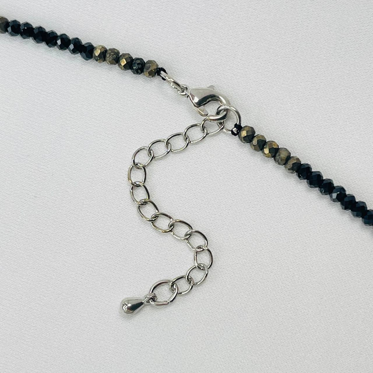 Радуга Самоцветов Чокер из Пирита и Шпинели