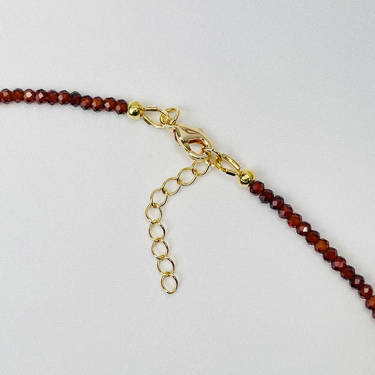 Радуга Самоцветов Чокер из Граната