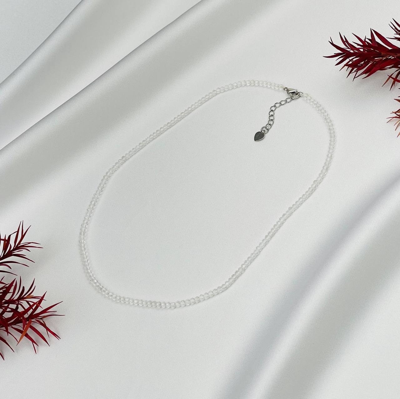 Радуга Самоцветов Колье из Горного Хрусталя