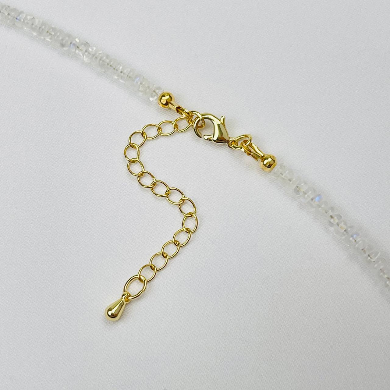 Радуга Самоцветов Колье из Лунного камня