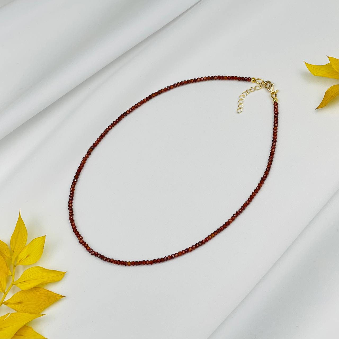 Радуга Самоцветов Чокер из Граната