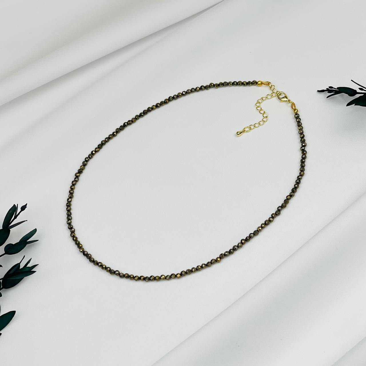 Радуга Самоцветов Чокер из Пирита