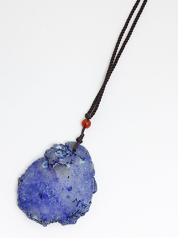 2792. Кулон из агата на веревке Плато 2. 873002/24