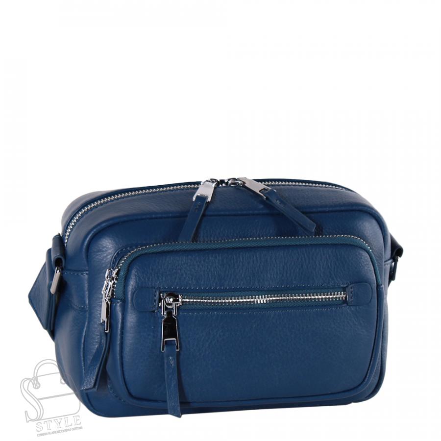 Сумка женская кожаная 3229Q blue Polina&Eiterou/30