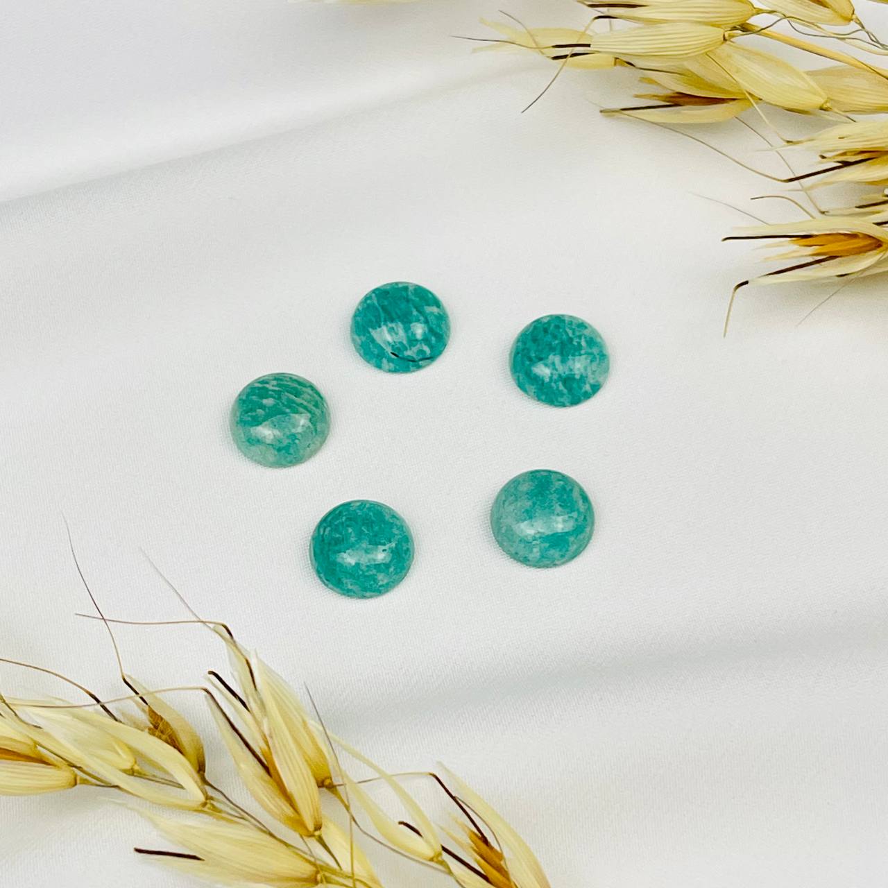 Радуга Самоцветов Кабошон из камня Амазонит