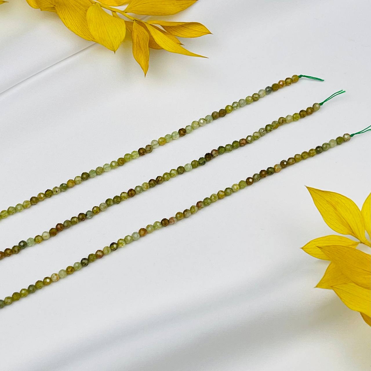 Радуга Самоцветов Бусины для украшений из Граната