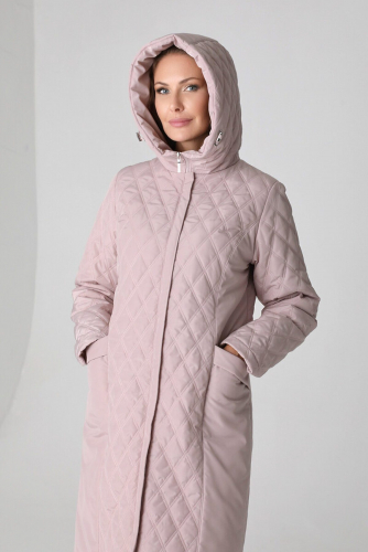 Ст.цена 6700р. Пальто DIZZYWAY #1048086 24415 Серо-розовый