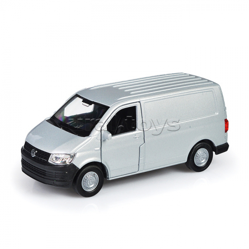 Машинка 1:38 Volkswagen Transporter T6 VAN, пруж. мех., цвет в асс.