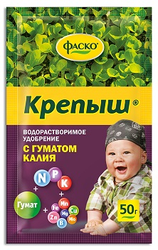 Крепыш с Гуматом калия 50 г / 50шт Фаско (на 50 л подкормки)