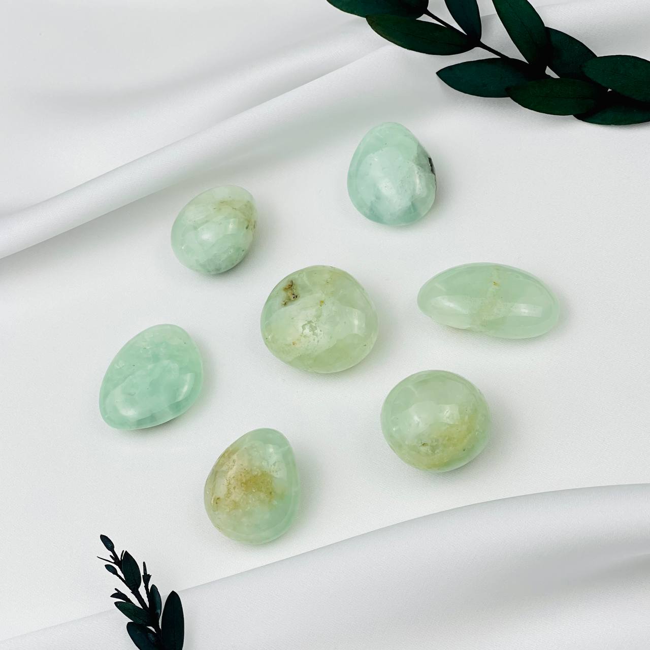 Радуга Самоцветов Галтовка из фисташкового Кальцита