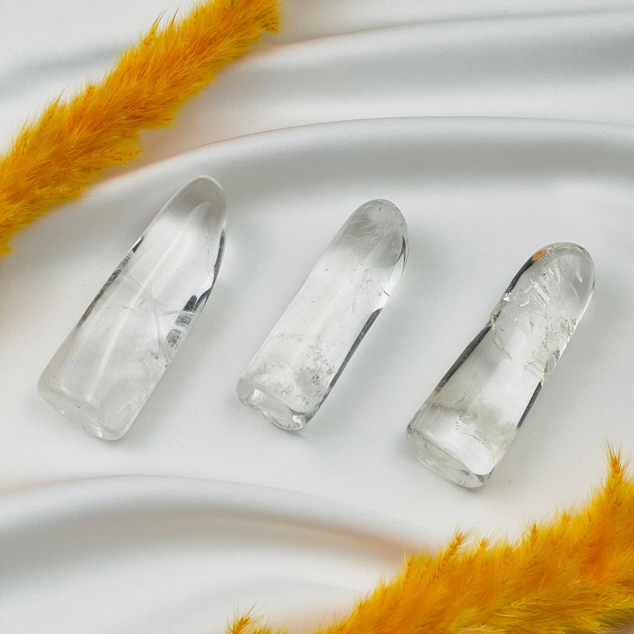 Радуга Самоцветов Полированный камень Горный хрусталь