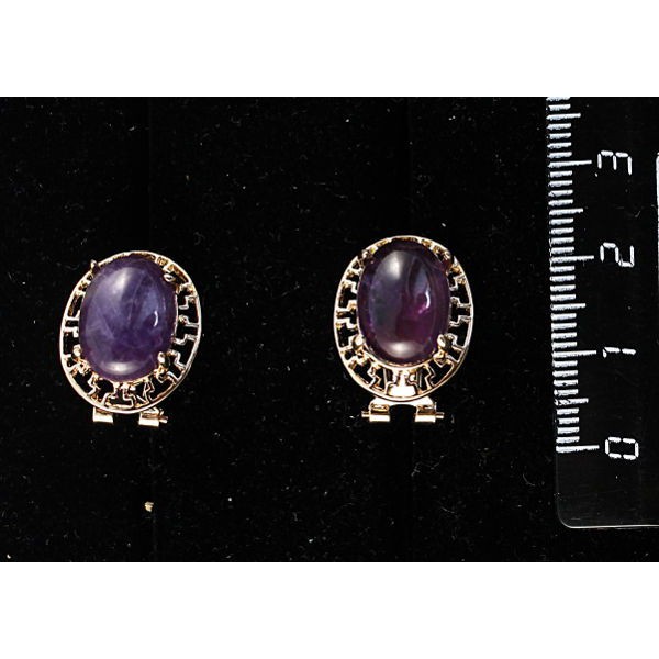 Серьги из аметиста,
