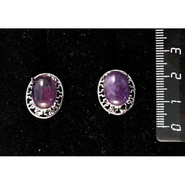 Серьги из аметиста,