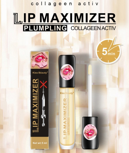 Блеск для увеличения губ Kiss Beauty Lip Maximizer