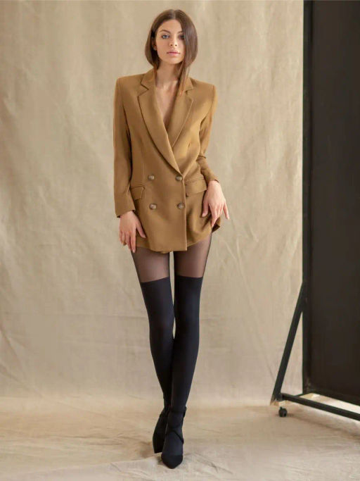 Колготки фантазия  TRESORE TEATRO nero