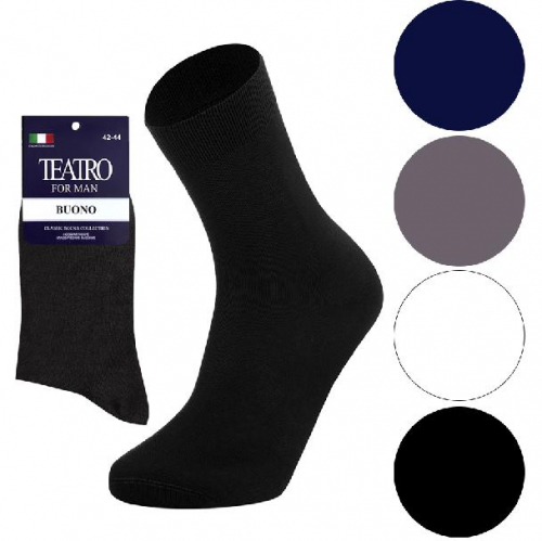 BUONO (9010) classic socks for man  x/б  M-29-2 JX grey