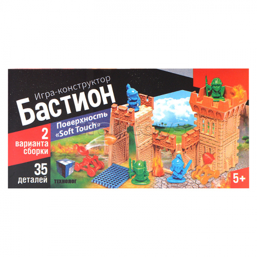 Игра-конструктор «Бастион» в ведре, 35 деталей