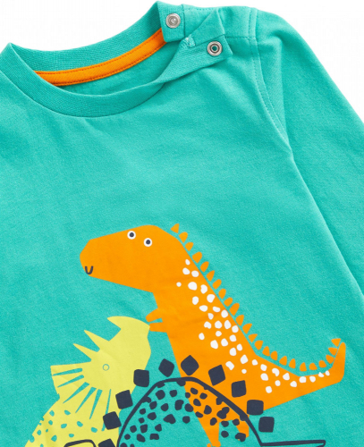 Лонгслив детский MB PROMO GREEN DINO LS TEE, Mothercare