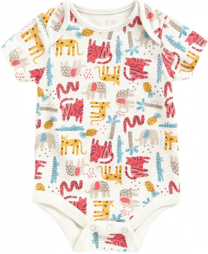 Боди детское BE G JUNGLE 3PK BODYSUITS SS/092, Mothercare