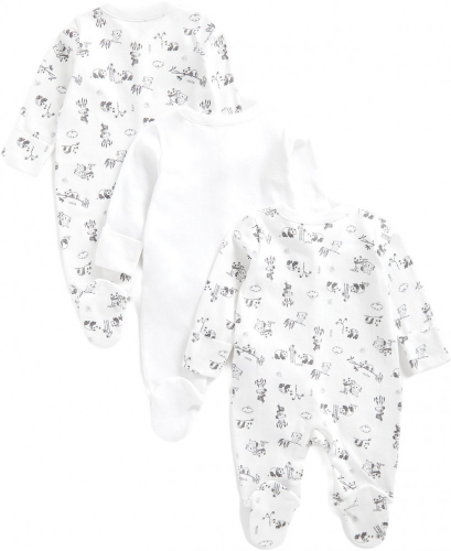 Комбинезон детский BE U K&P 3PK SLEEPSUITS, Mothercare