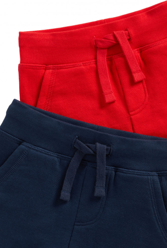 Брюки детские GR 2PK NAVY/RED JOGGER BB, Mothercare