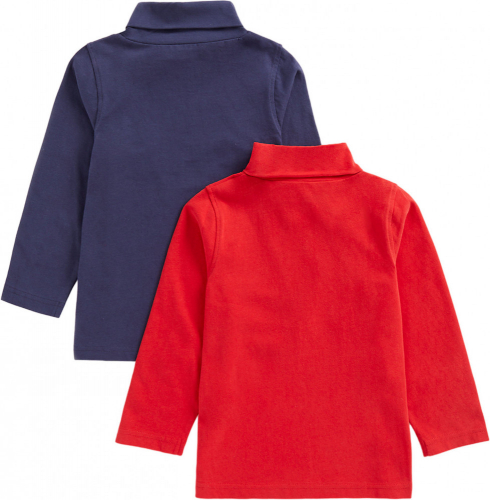 Водолазка детская TE NAVY/RED 2PK ROLL NECK, Mothercare