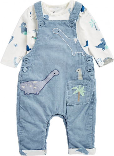 Комплект детский MFB CORD DUNGAREE & BODYSUIT, Mothercare