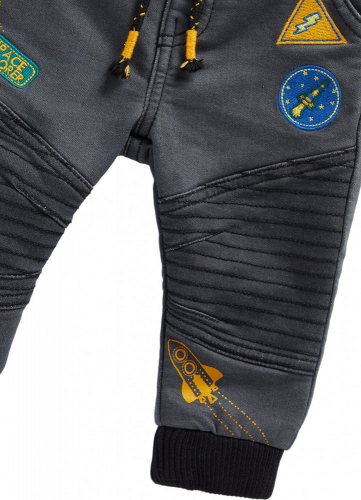 Брюки детские MB YI GREY BADGE JOGGER JEAN, Mothercare