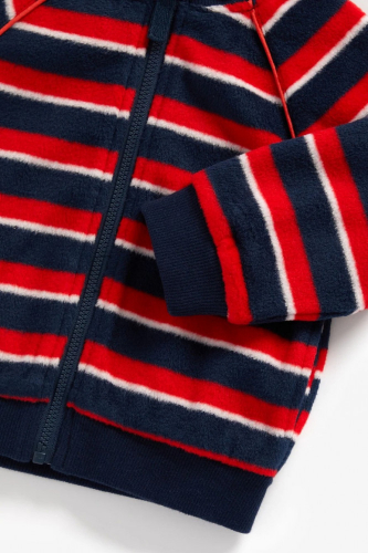 Джемпер детский GR NAVY/RED/WHITE STRIPE FLEECE LS, Mothercare