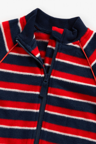 Джемпер детский GR NAVY/RED/WHITE STRIPE FLEECE LS, Mothercare