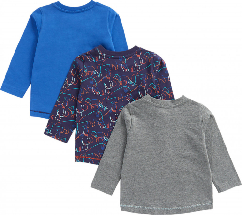 Лонгслив детский MB AA 3PK TEE LS, Mothercare