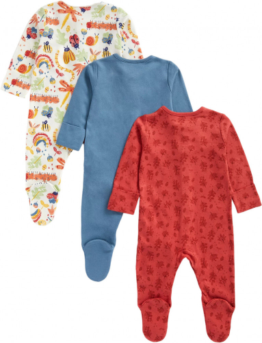 Комбинезон детский BE B NP 3PK SLEEPSUITS/086, Mothercare