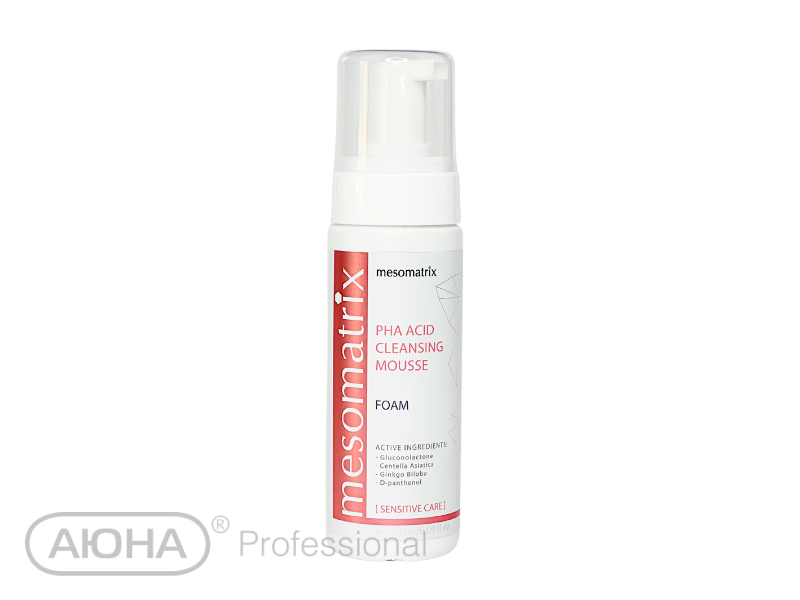PHA ACID CLEANSING MOUSSE, пенка очищающая для чувствительной кожи с PHA кислотами, экстрактами гинкго билоба и центеллой азиатской НОВИНКА!!!