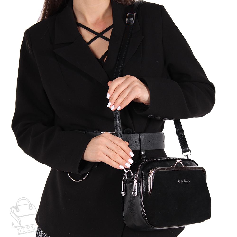 Сумка женская 90127-1AA black Valle Mitto/30