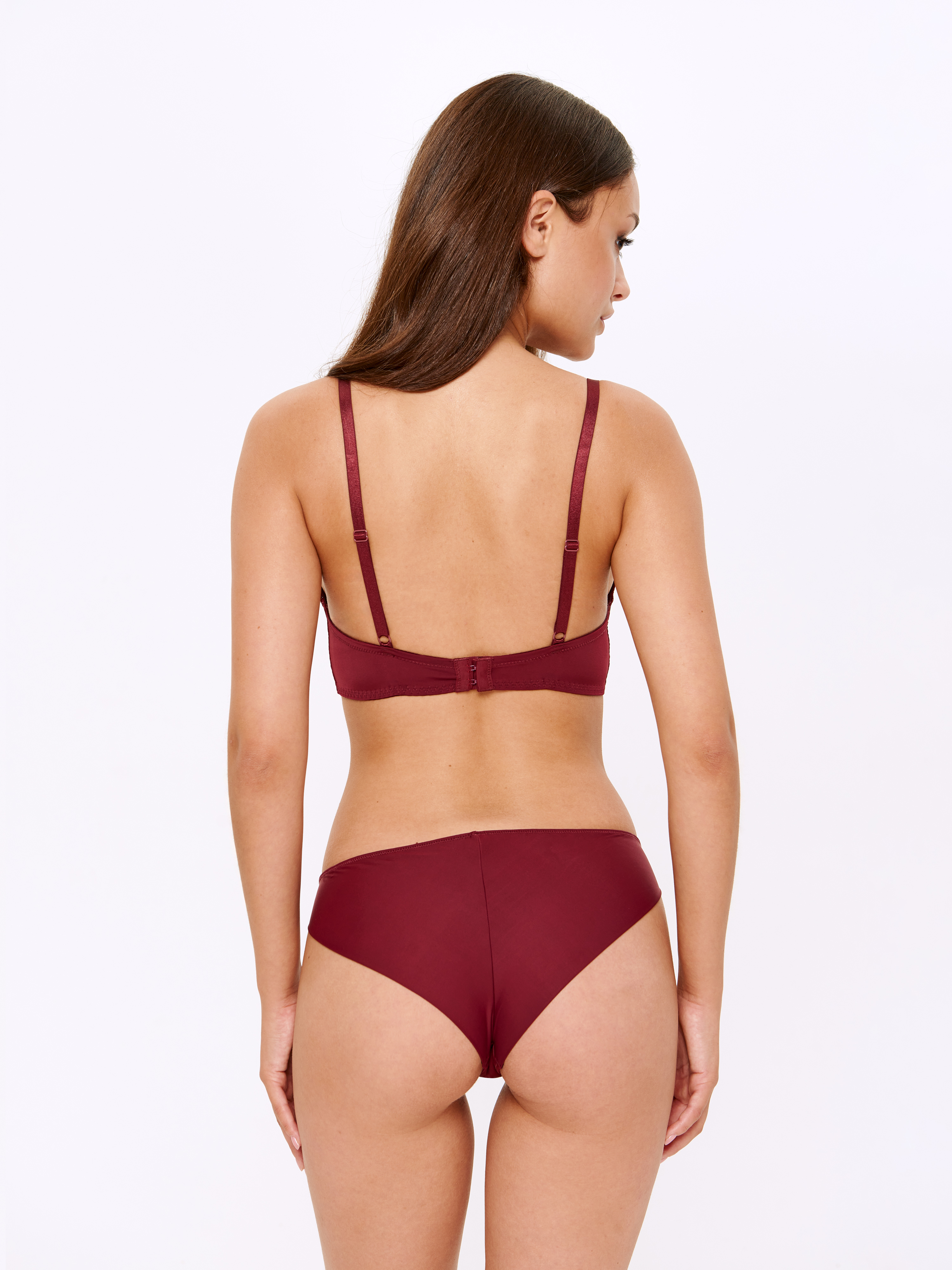 340р 450р 0120273104 Трусы жен Anisa бордовый Brazilian