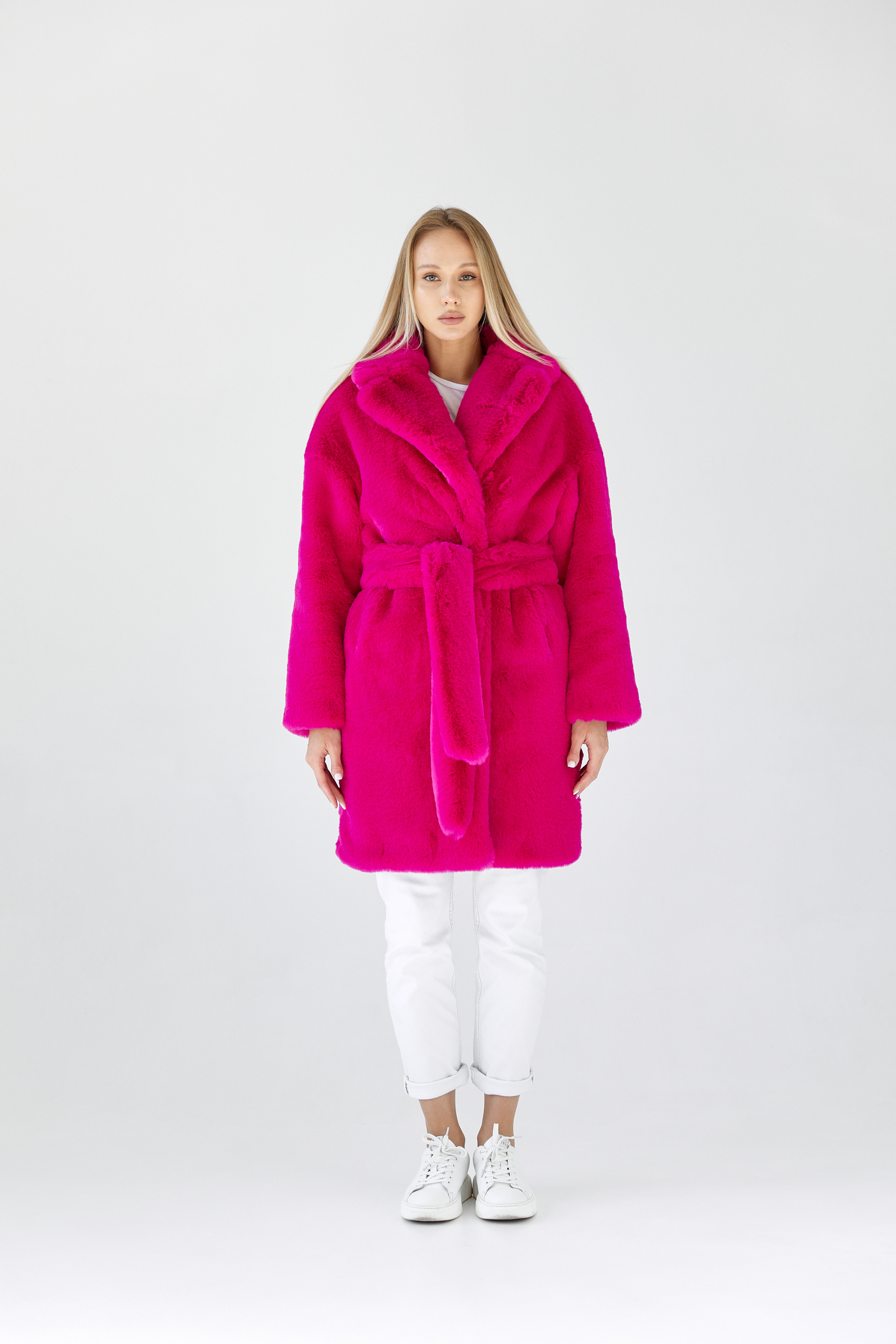 СТ. ЦЕНА 6350 руб//Шубка утеплённая 25773 (фуксия)