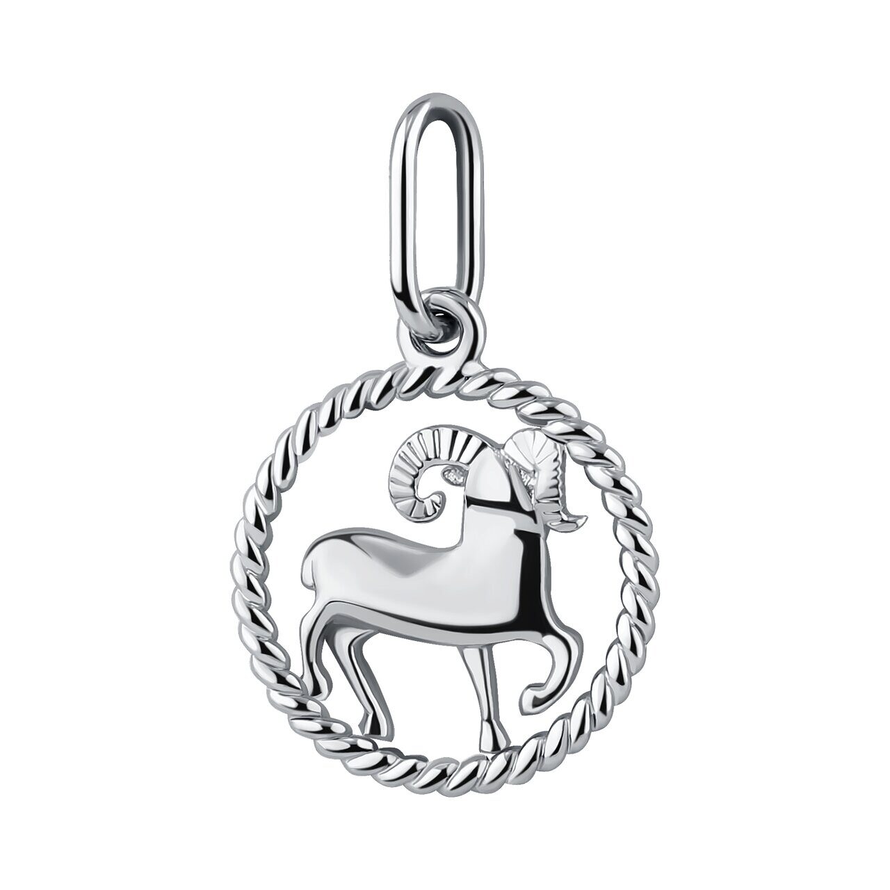 Подвеска из серебра без вставки, Л-13095