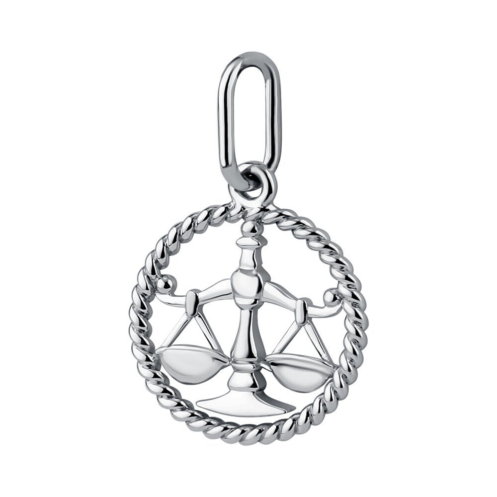 Подвеска из серебра без вставки, Л-12863