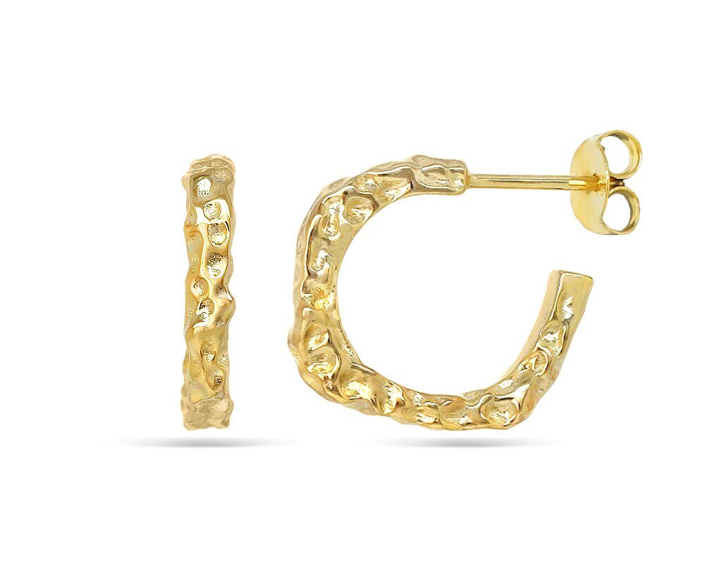 Серьги из серебра без вставки, ТЦС-8619лп