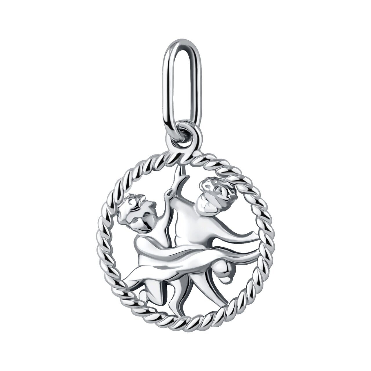 Подвеска из серебра без вставки, Л-13090